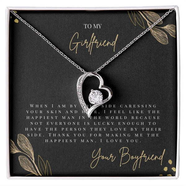To My Girlfriend - When I Am By Your Side - Forever Love Necklace