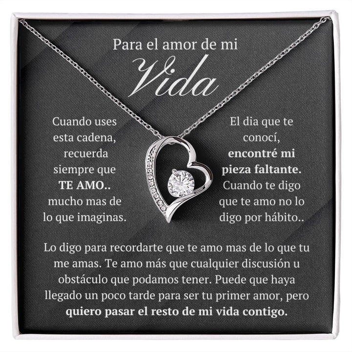 Regalo Para Novia/Esposa | Te Amo | Collar Amor para siempre