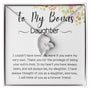 To My Bonus Daughter - I Couldn't Have Loved You More - Forever Love Necklace