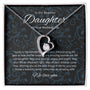 To Our Beautiful Daughter - On Your Wedding Day - Forever Love Necklace