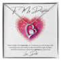 To My Daughter - Never Forget That I Love You - Forever Love Necklace