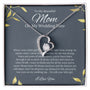 To My Beautiful Mom - On My Wedding Date - Forever Love Necklace
