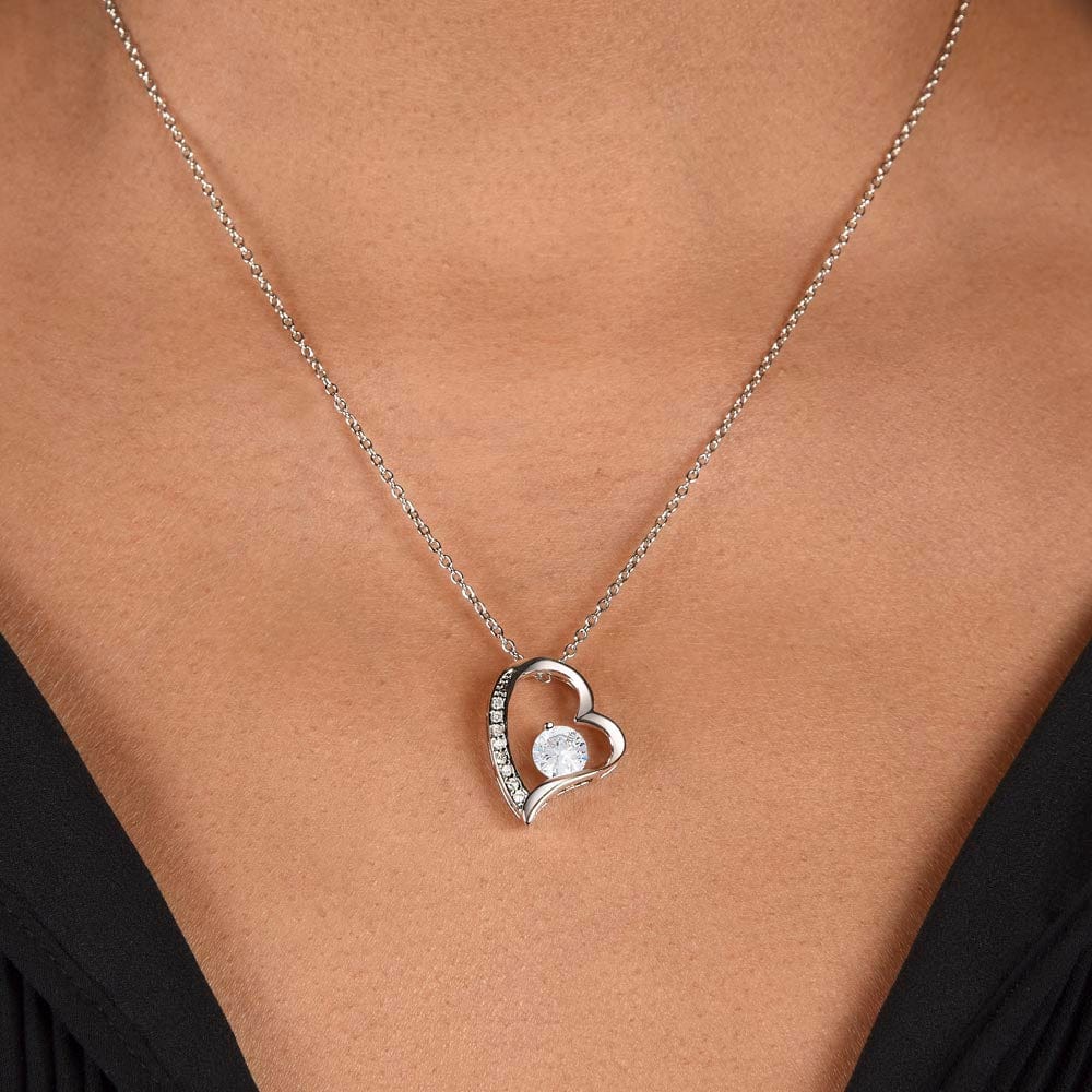To My Beautiful Wife - Forever Love Necklace - E129FL