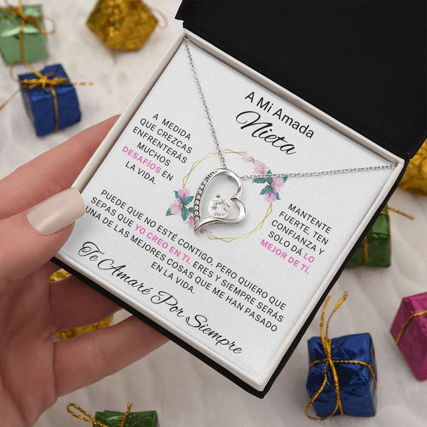 A Mi Amada Nieta - Forever Love Necklace - 154FL