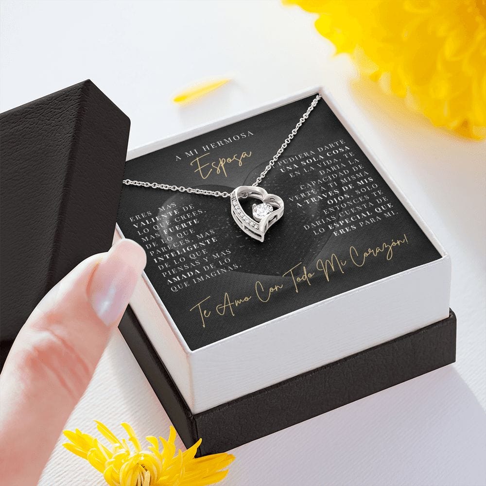 Regalo Para Esposa | Eres mi todo | Collar Amor para siempre