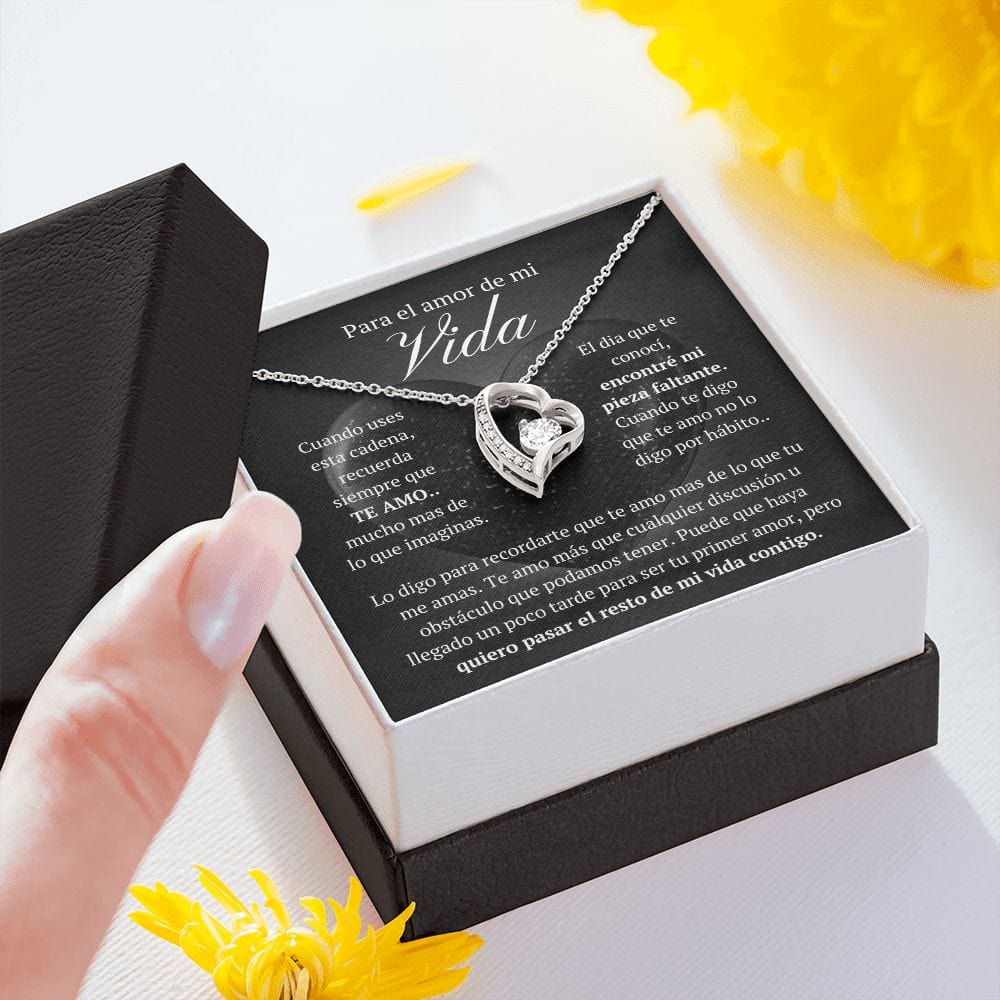 Regalo Para Novia/Esposa | El Amor De Mi Vida | Collar Amor para siempre