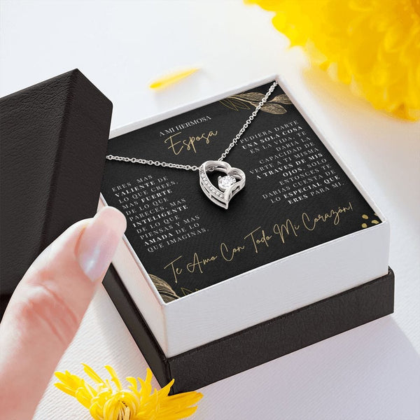 Regalo Para Esposa | Hermosa Esposa | Collar Amor para siempre