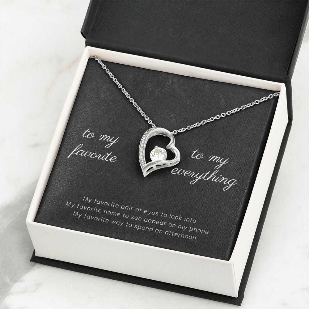 To My Favorite - My Favorite Pair Of Eyes - Forever Love Necklace
