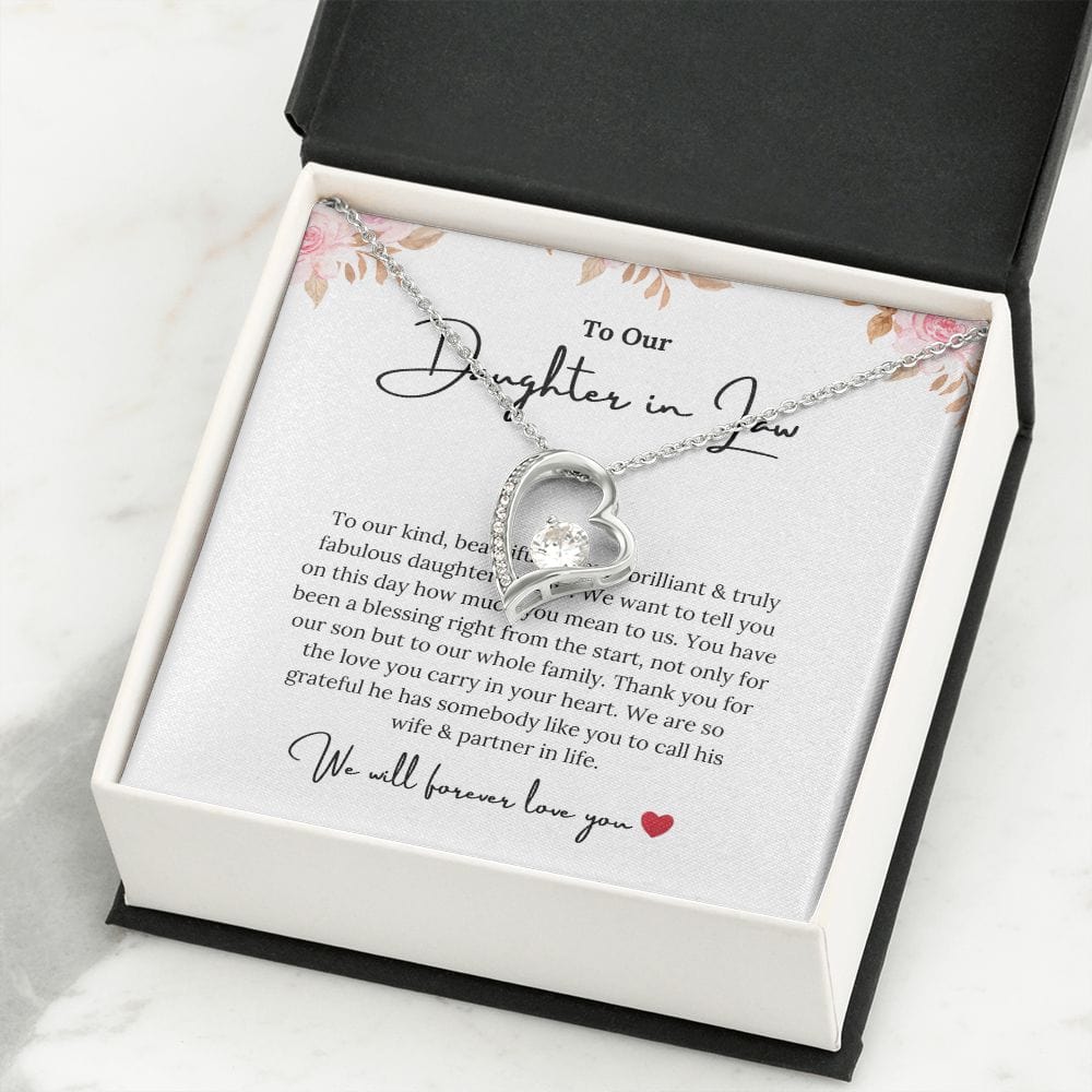 To Our Daughter In Law - To Our Fabulous Daughter In Law - Forever Love Necklace