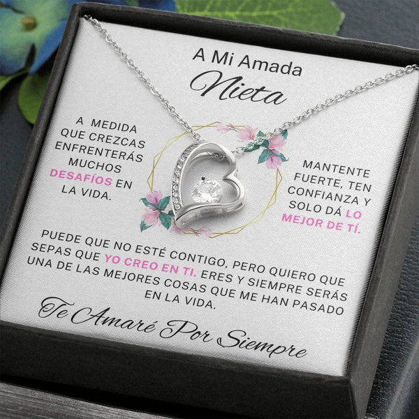 A Mi Amada Nieta - Forever Love Necklace - 154FL