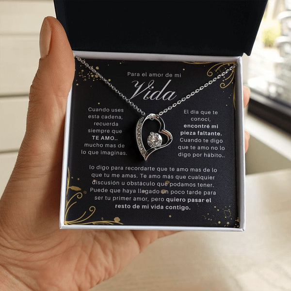 Regalo Para Novia/Esposa | Te Amo Mucho | Collar Amor para siempre
