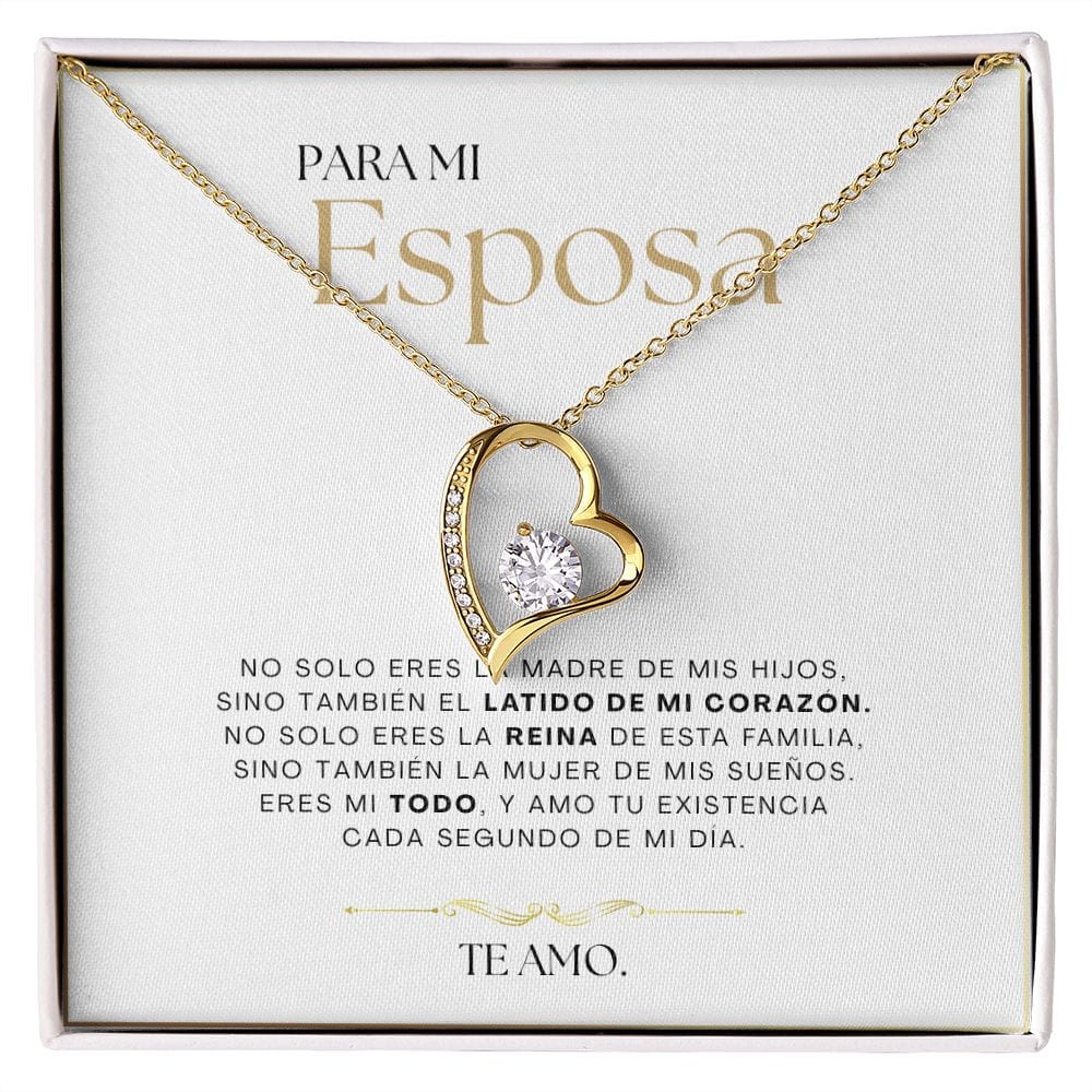 Regalo Para Esposa | Mi latido del corazón | Collar Amor para siempre