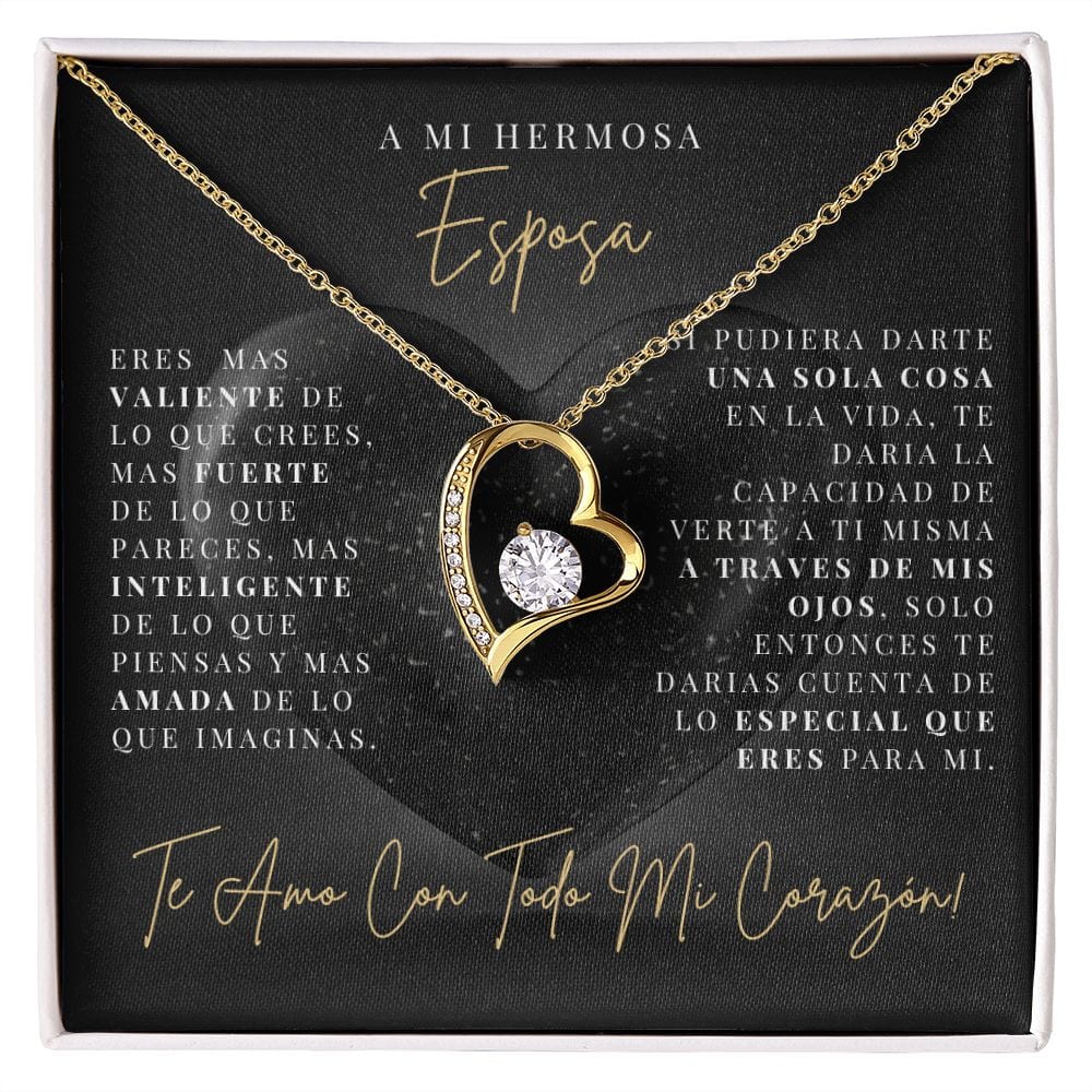 Regalo Para Esposa | Eres mi todo | Collar Amor para siempre