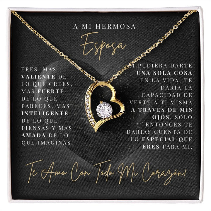 Regalo Para Esposa | Eres mi todo | Collar Amor para siempre