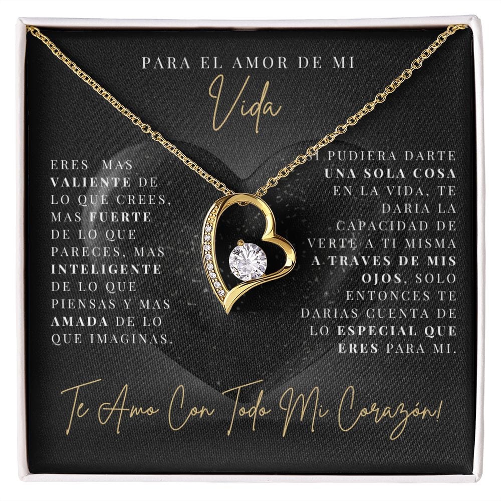 Regalo Para Novia/Esposa | Mas Intelegente | Collar Amor para siempre