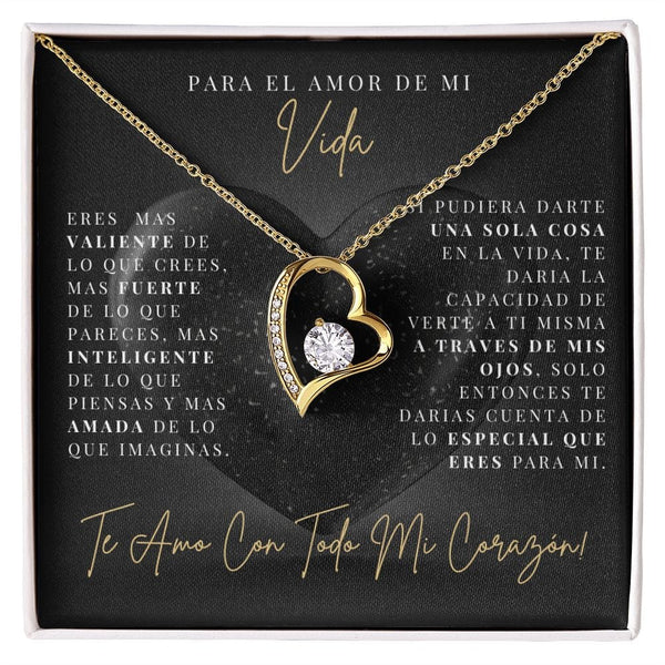 Regalo Para Novia/Esposa | Mas Intelegente | Collar Amor para siempre