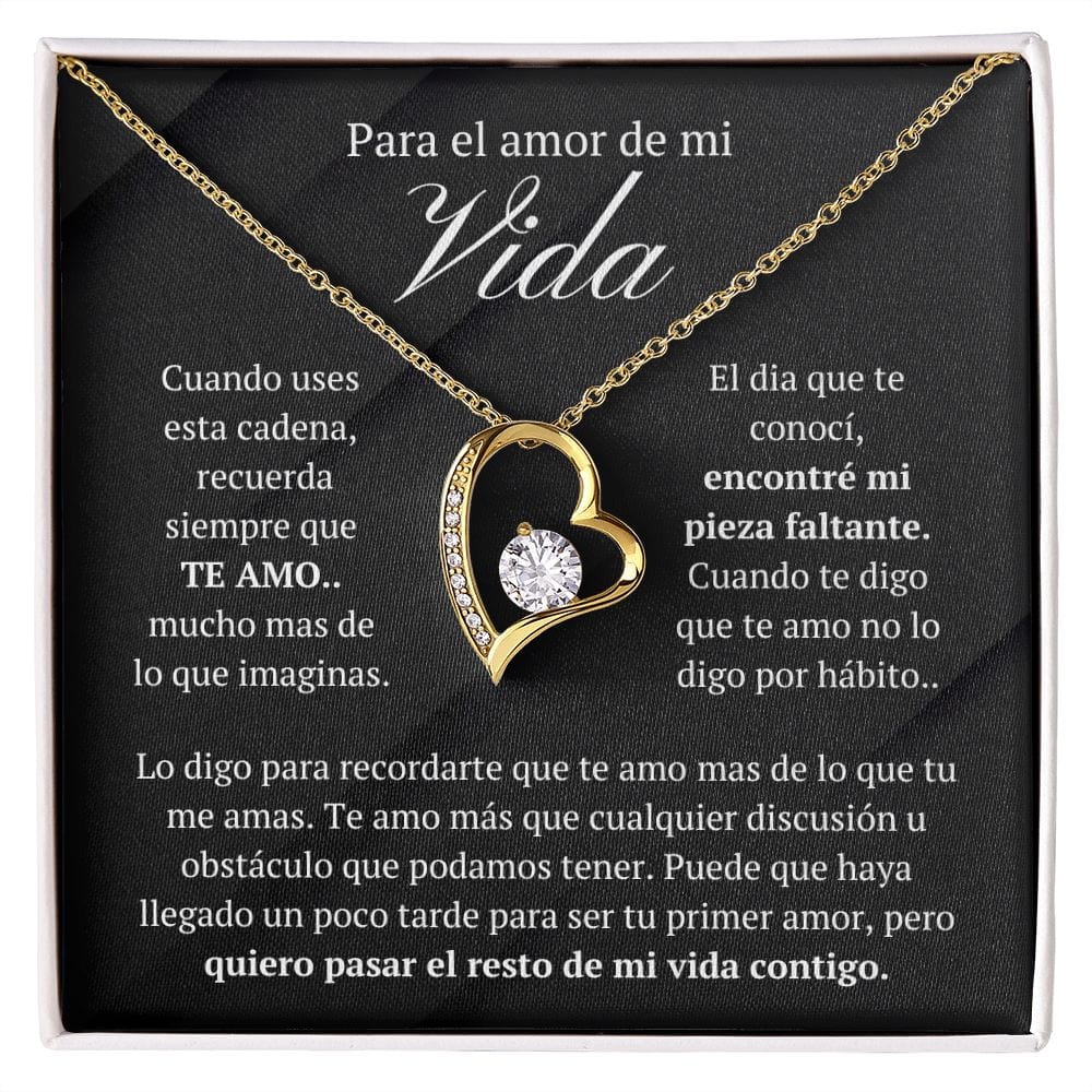 Regalo Para Novia/Esposa | Te Amo | Collar Amor para siempre