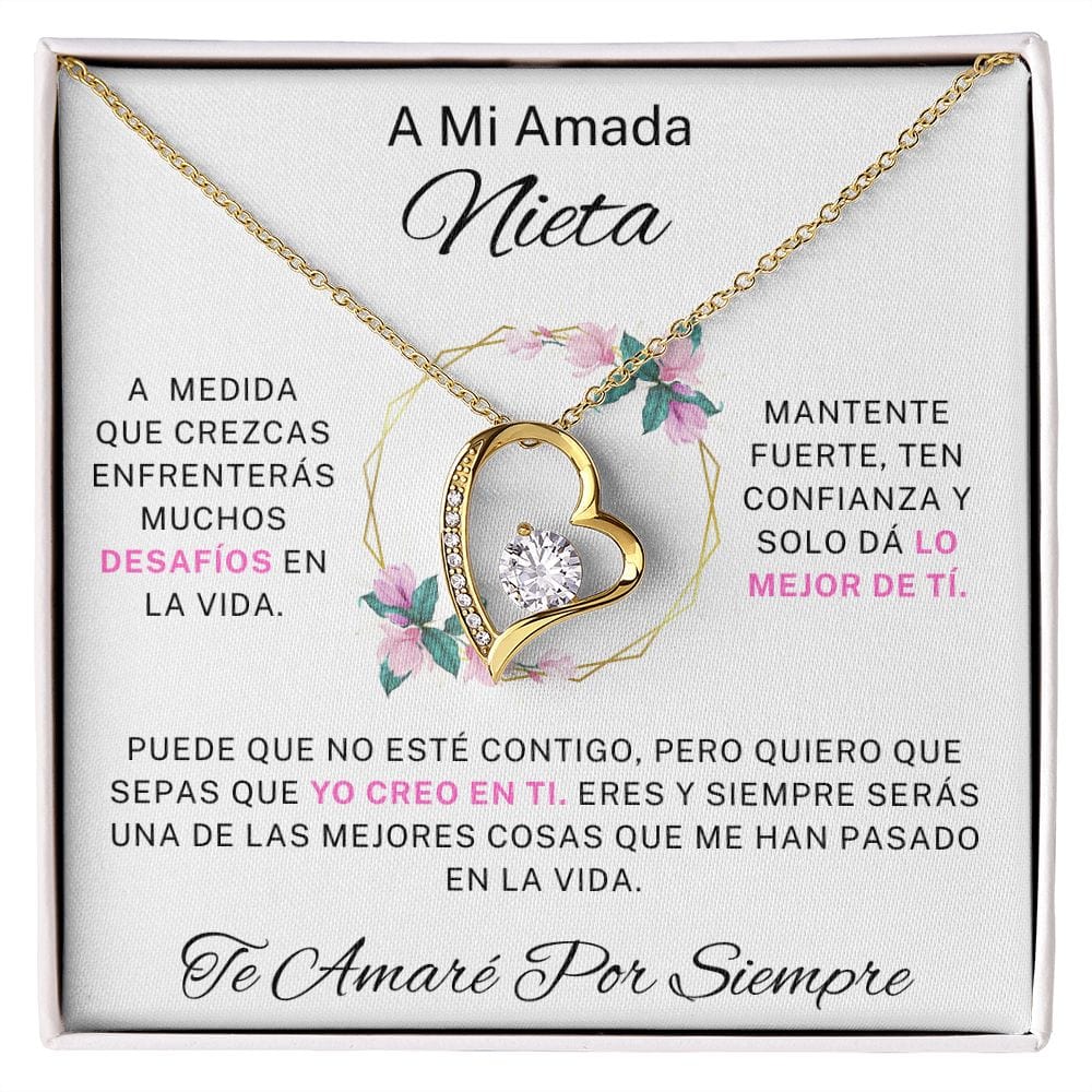 A Mi Amada Nieta - Forever Love Necklace - 154FL