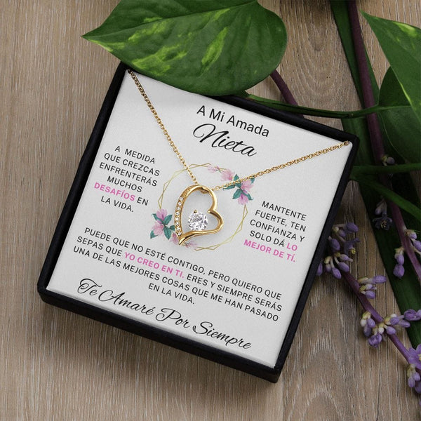 A Mi Amada Nieta - Forever Love Necklace - 154FL
