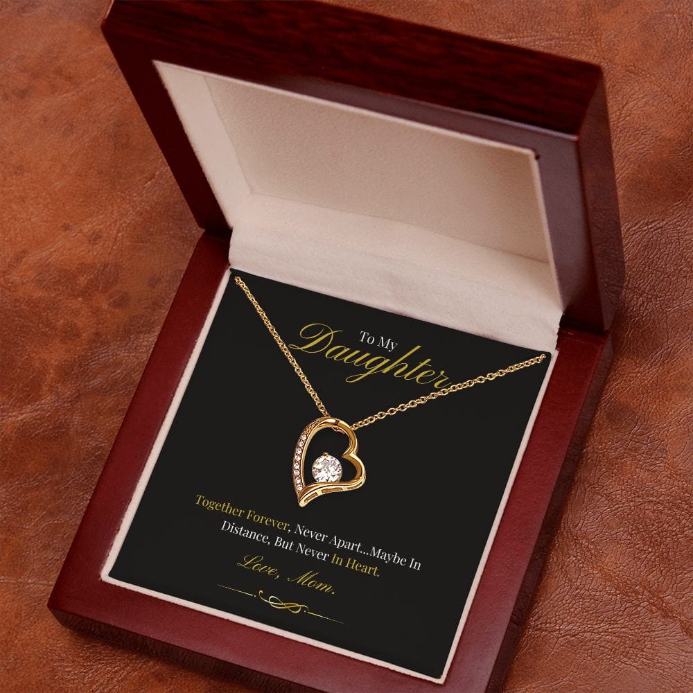To My Daughter - Together Forever - Forever Love Necklace