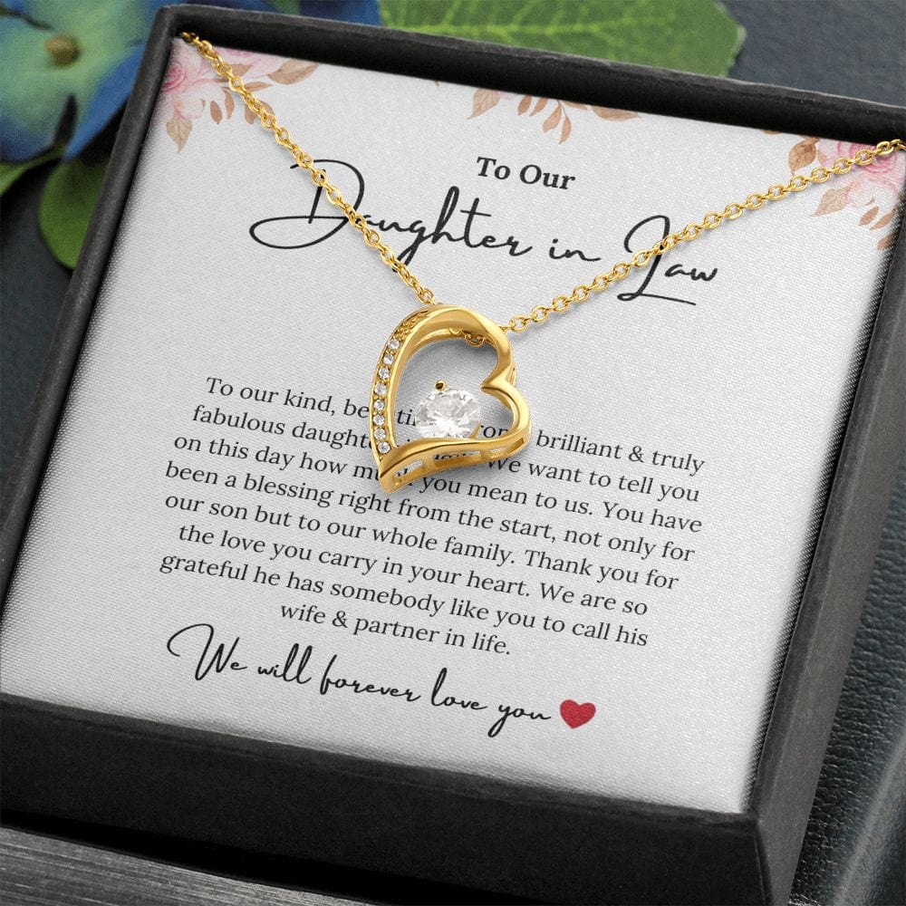 To Our Daughter In Law - To Our Fabulous Daughter In Law - Forever Love Necklace