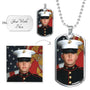 Luxury Military Tag - Custom Picture + Engraving