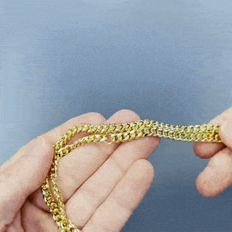 Regalo Para Novio/Esposo | Para El Amor De Mi Vida | Cadena de eslabones cubanos