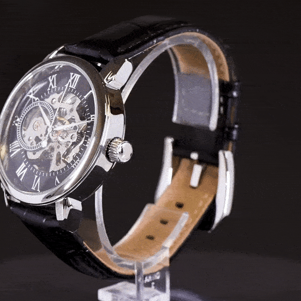 Regalo Para Papa | Siempre Contigo | Reloj Calado para Hombre